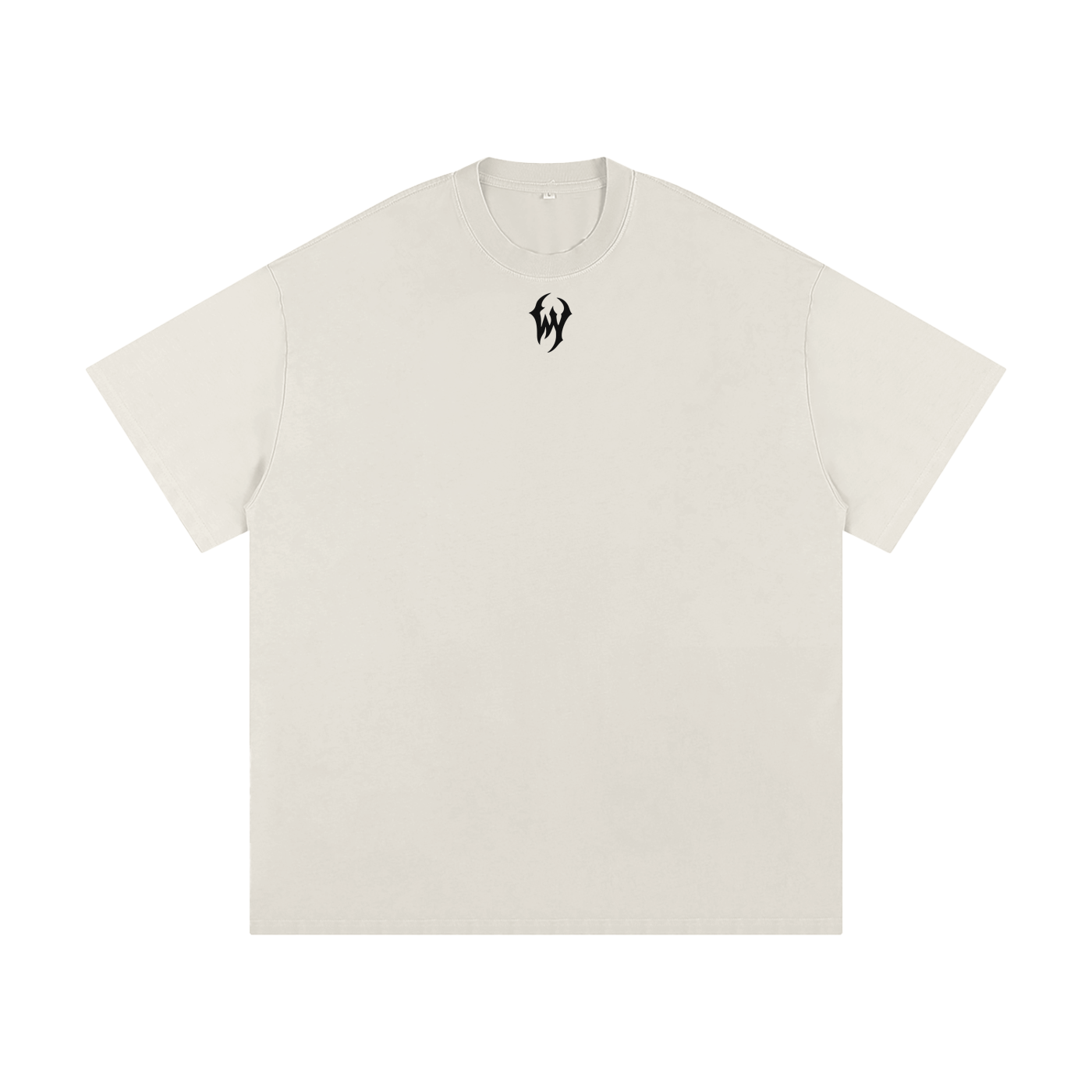Heavyweight Inverted Flaming Skull Tee
