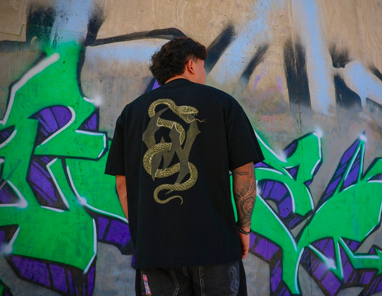 Heavyweight Loose fit Would You Tee in Black