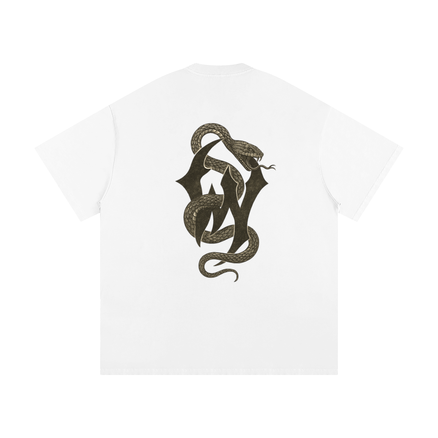 “Would You” White|Heavyweight Loose Fit T-Shirt