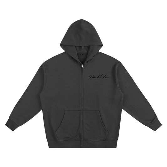 Heavyweight Zip-up Signature Hoodie